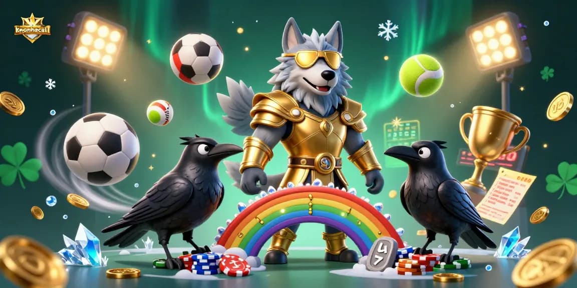 Experience thrilling action with keonhacai1's dynamic sports betting illustration featuring vibrant game elements.