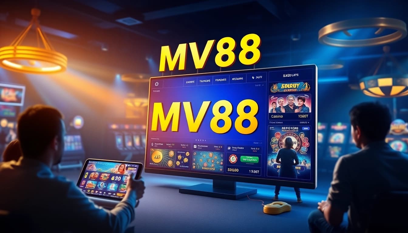 MV88 game interface showcasing online gambling options with secure transactions and engaging players.