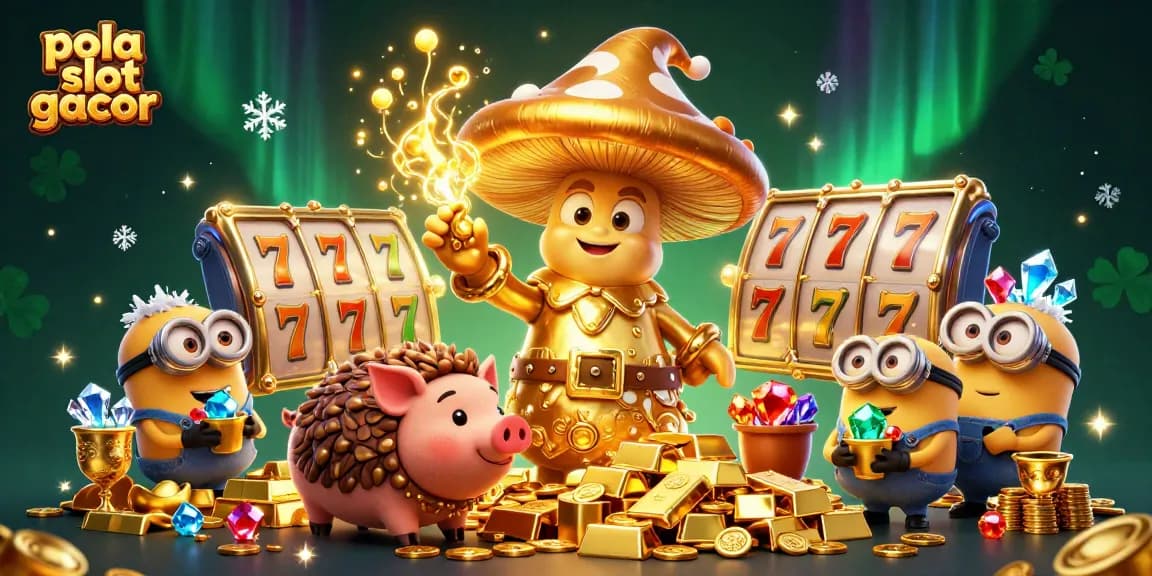 Experience winning opportunities with pola slot gacor in an enchanting 3D treasure-filled scene.