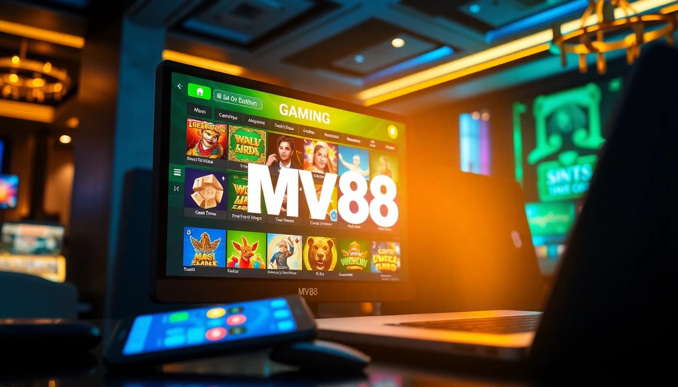 Engaging overview of MV88 game interface, showcasing vibrant gaming options.