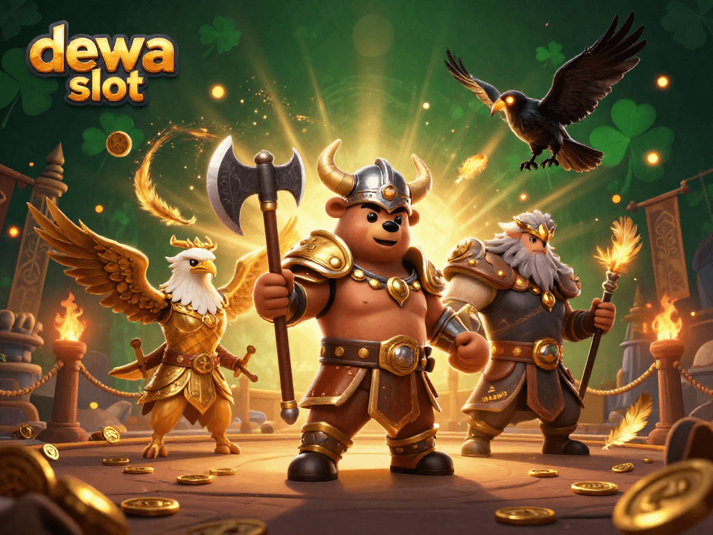 Menangkan dewa slot dengan strategi bermain yang tepat dan simbol keberuntungan dalam ilustrasi 3D yang menarik.