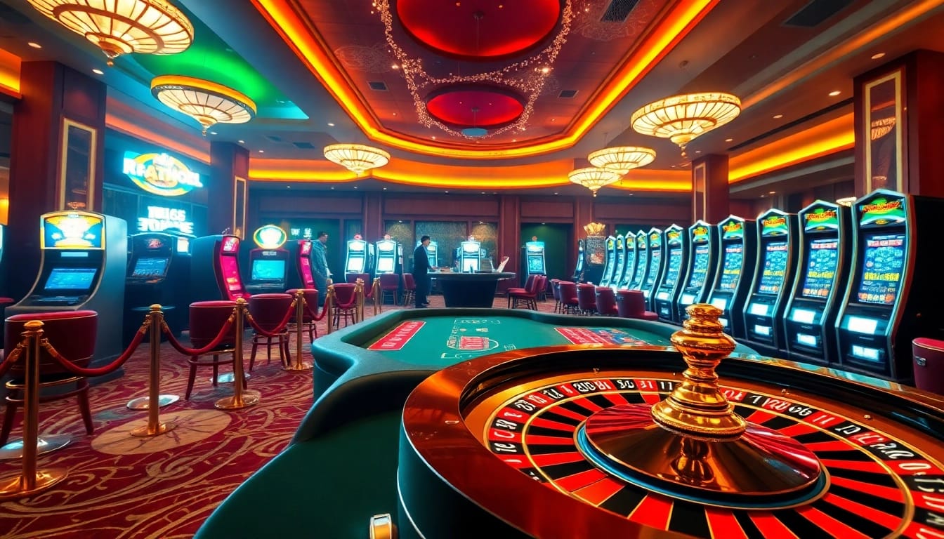 Join the exhilarating game at gtatogel with vibrant casino tables and thrilling slot machines.