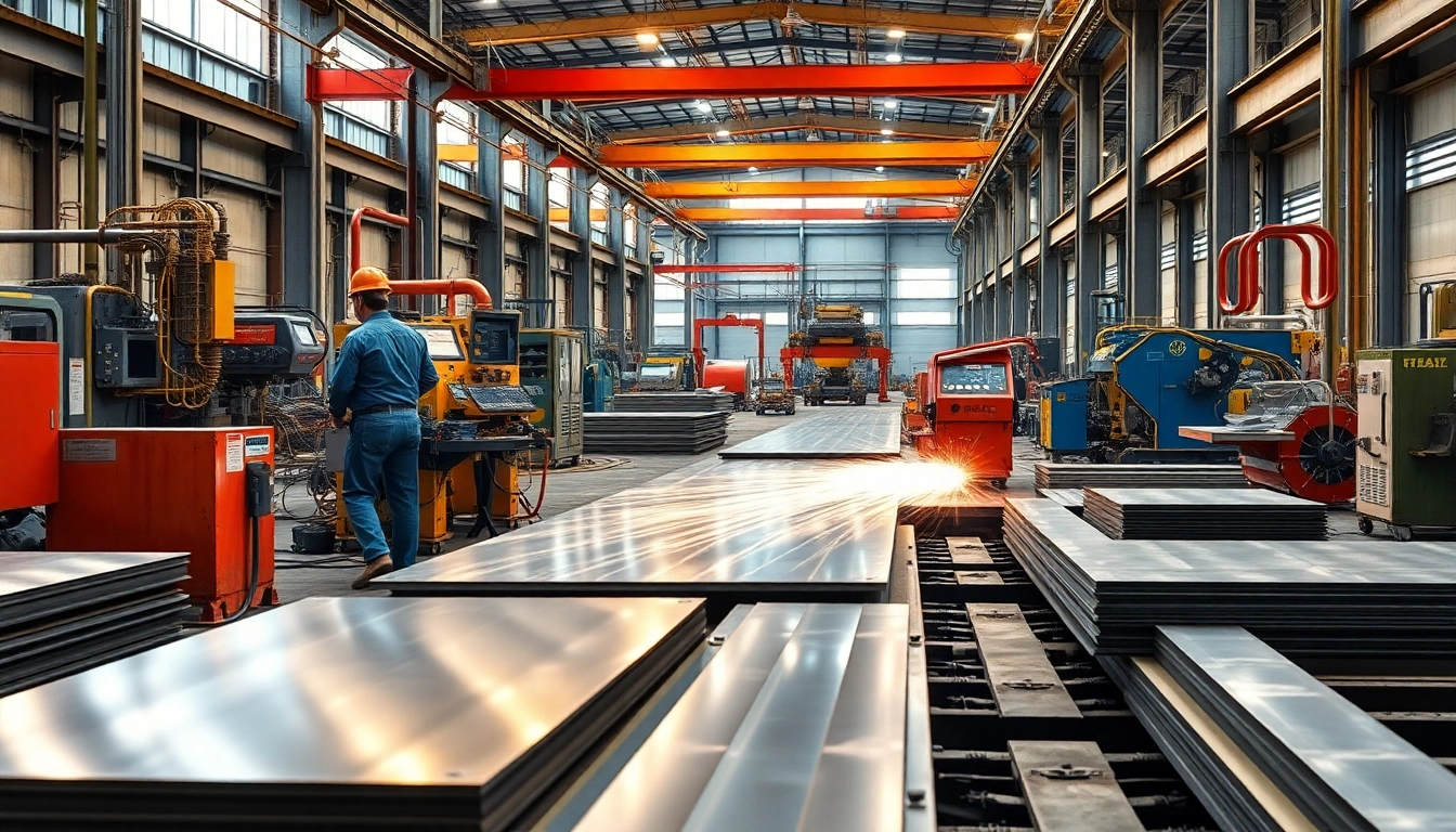 Explore the precision machinery in fab u tech industries' steel processing center.
