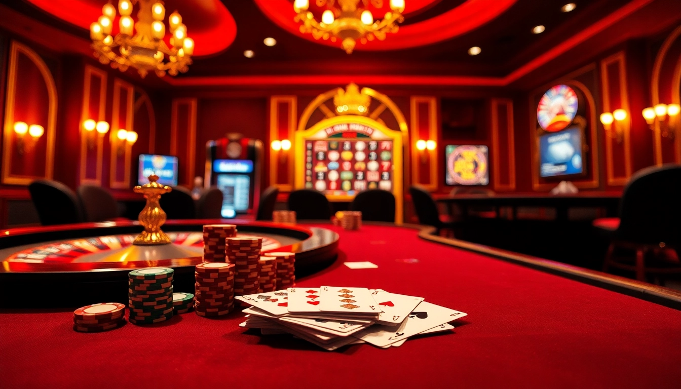 Découvrez un gameplay palpitant dans un casino en ligne france fiable avec des tables de poker vibrantes et des machines à sous lumineuses.