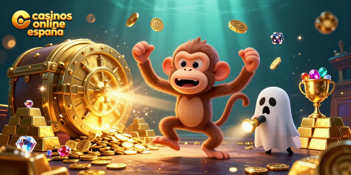 Juega en casinos online España con el divertido mono poltergeist y su linternita dorada