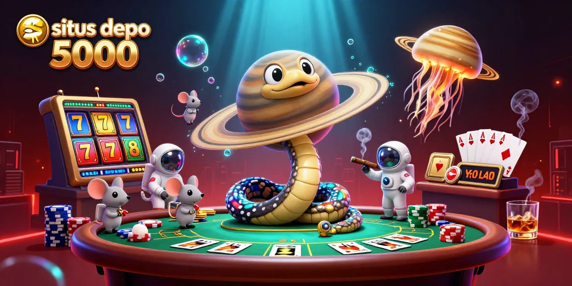 Situs depo 5000 menghadirkan slot berkualitas dengan peluang menang tinggi pada ilustrasi permainan kasino