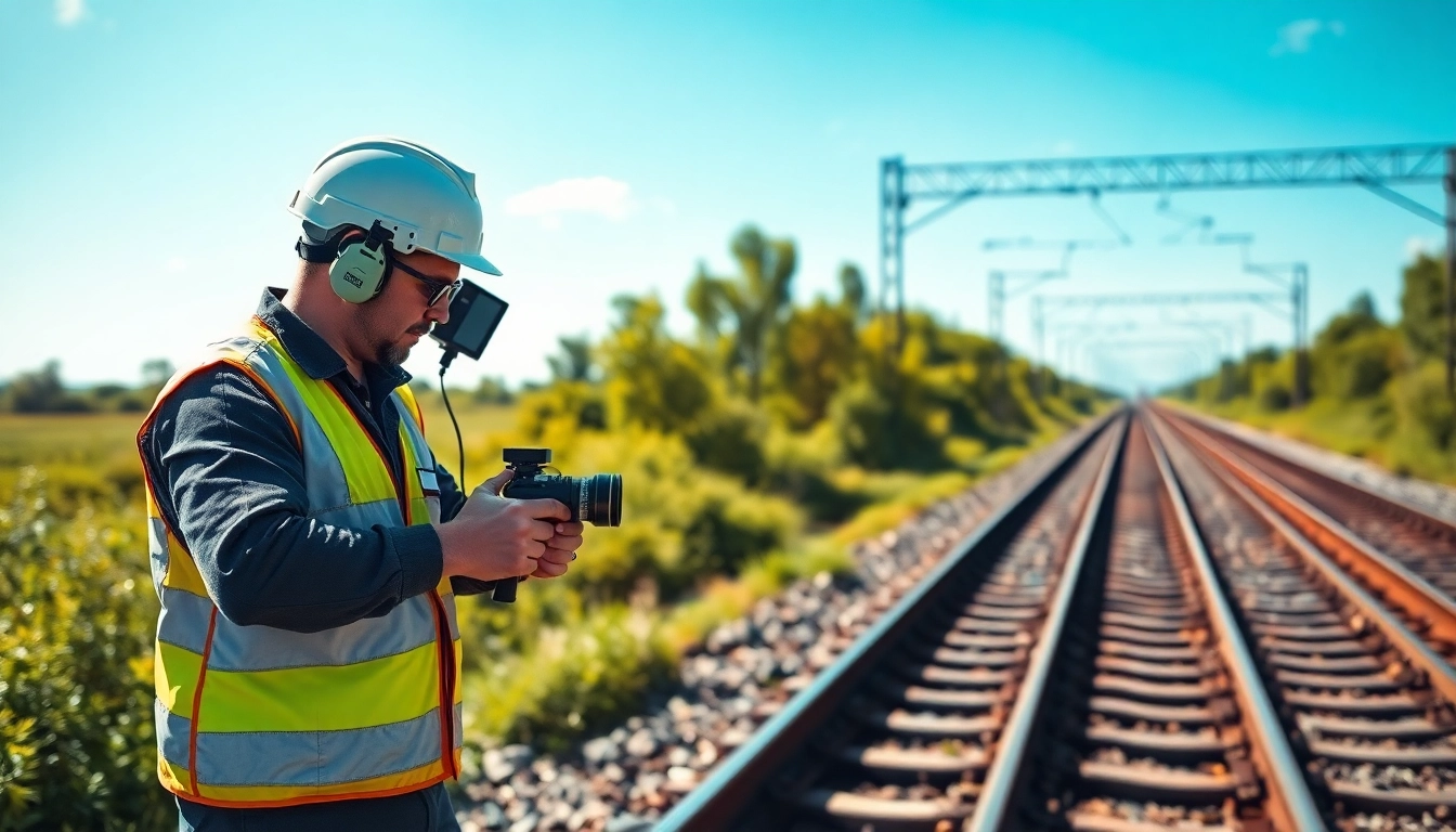 Inspecting rail tracks for defects using modern techniques in Track Inpection services