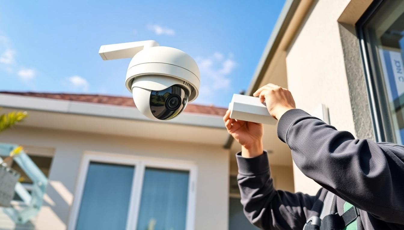 Instalación profesional de Cámaras Hikvision en un entorno doméstico moderno, mostrando tecnología de seguridad avanzada.