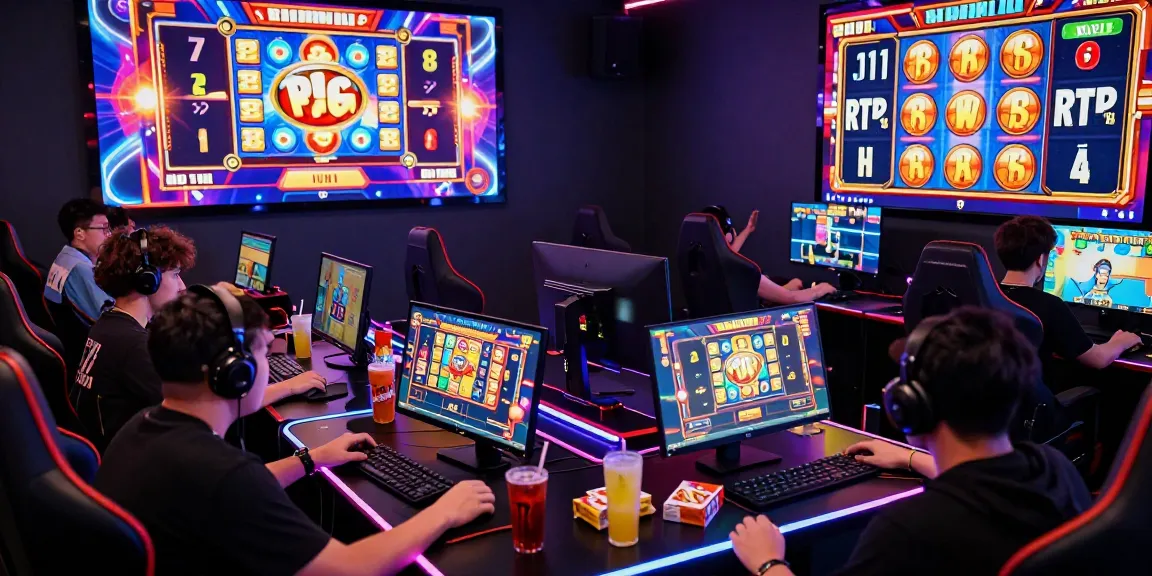 Exciting garuda303 login gaming scene showcasing players enjoying high RTP slot games.