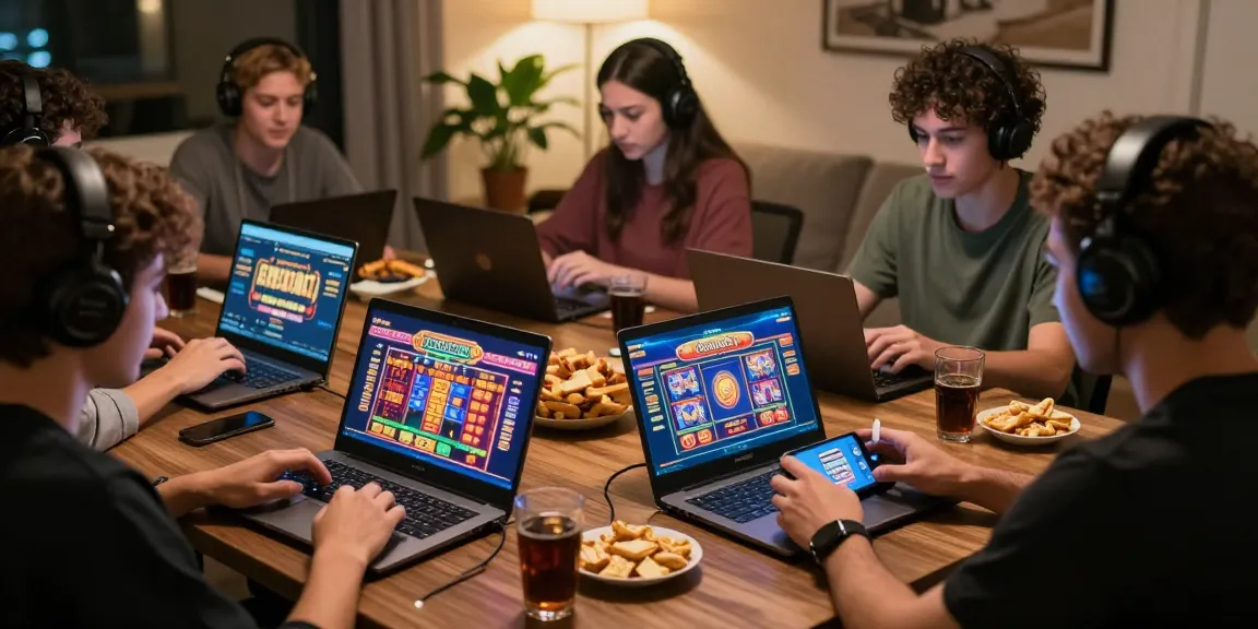 Players engaged in Garuda303 login, enjoying online games in a cozy setting.