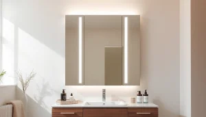 Verleihen Sie Ihrem Badezimmer mit dem sonni Spiegelschrank Stil und Funktionalität.