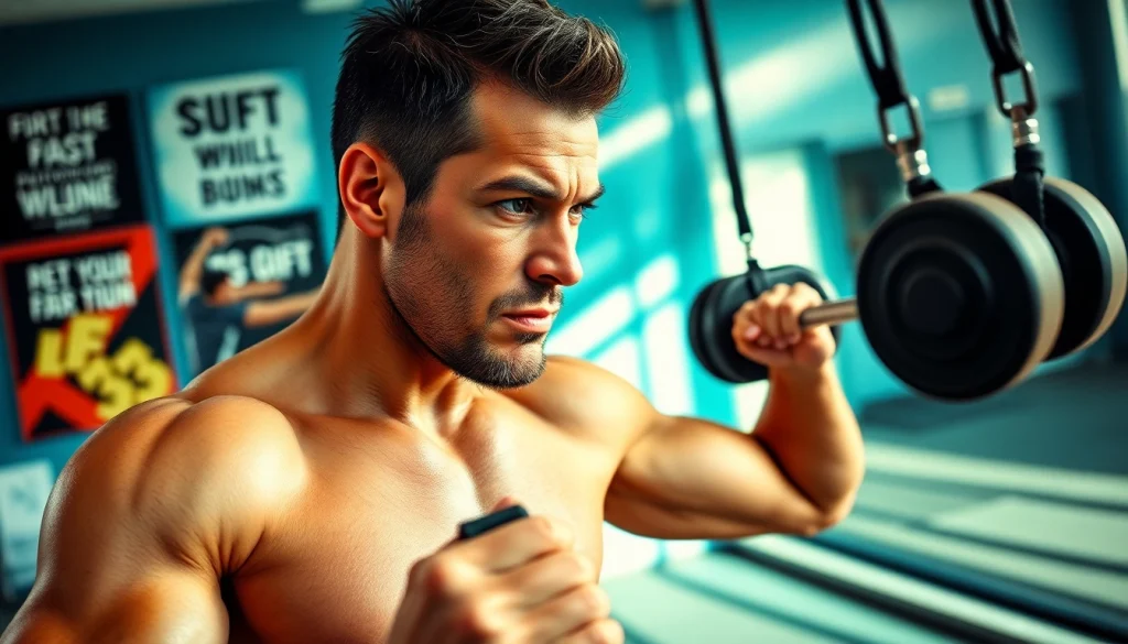 Fitness coach performing a workout with weights, aiming for an 888 new fitness journey.