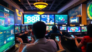 Experience the vibrant online gaming world of 888 new, showcasing diverse games and user-friendly interface.