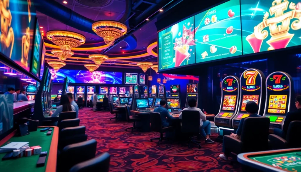 Exciting online gaming environment showcasing https://whycazino.com with vibrant casino visuals.