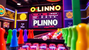 Main visual of plinko demo showcasing a vibrant game setup and interactive elements