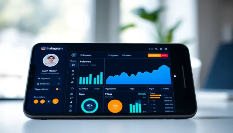 Analyze your growth with the Instagram smm panel through an engaging, modern dashboard design.