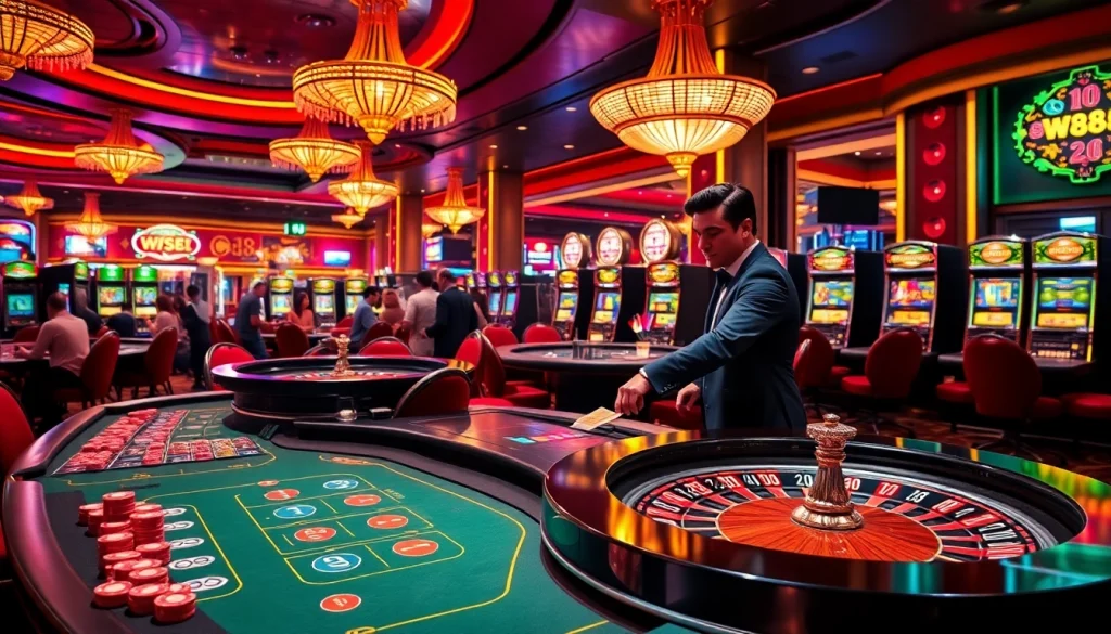 Experience luxury and excitement at the W88 link casino with vibrant tables and thrilling gameplay.