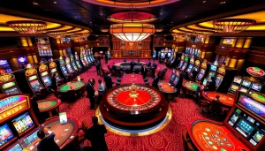 Engage in the luxurious atmosphere of KJC LINK gaming with roulette and poker games.