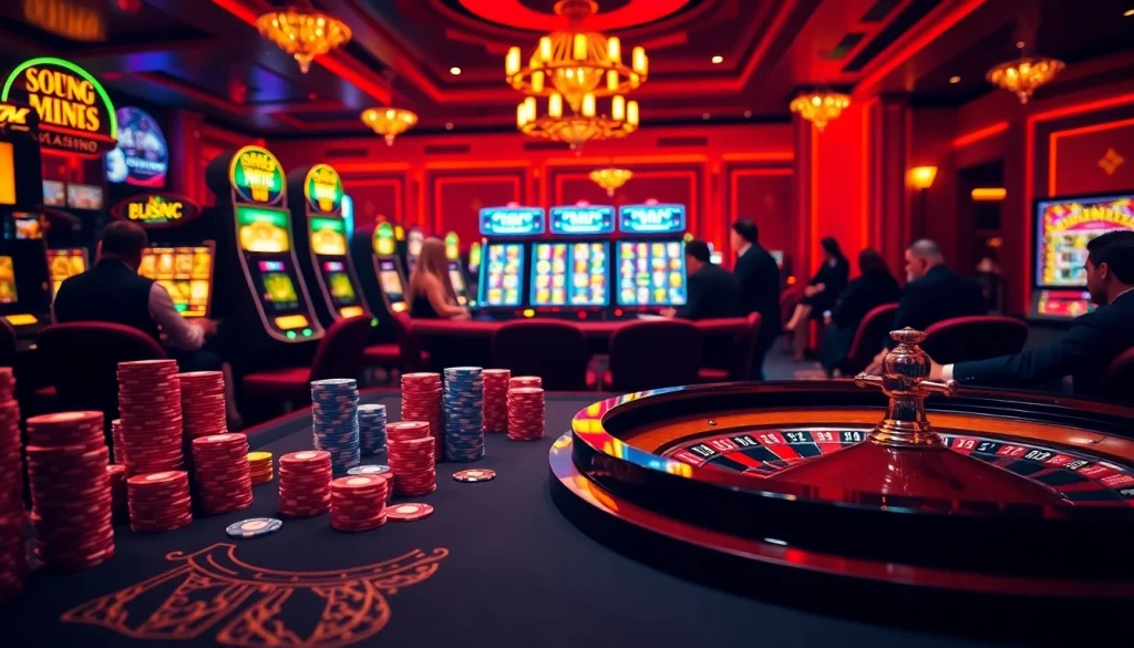 Engage in thrilling gambling experiences at trang chủ nova88 with vibrant casino games and lively atmosphere.