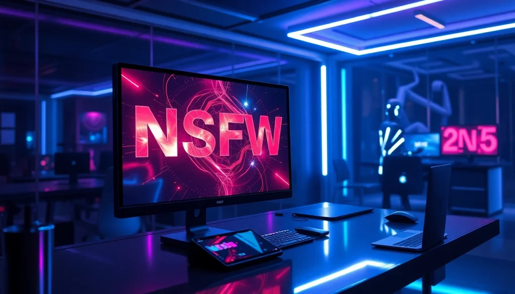 Captivating NSFW AI image generation interface showcasing dynamic creative technology.