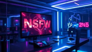 Captivating NSFW AI image generation interface showcasing dynamic creative technology.