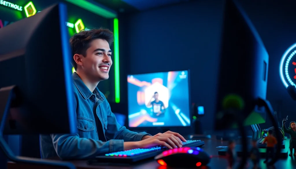 Melihat kegiatan slot deposit 1k dalam suasana gaming yang dinamis dan bersemangat.