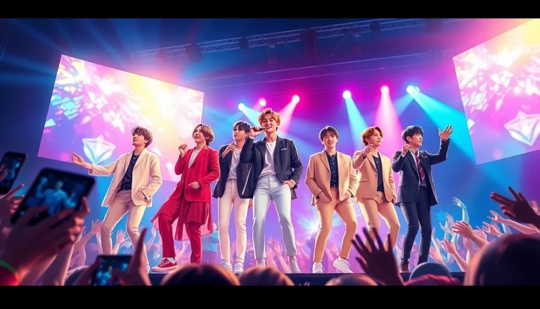 Catch the latest BTS news as the band delivers an electrifying live performance.