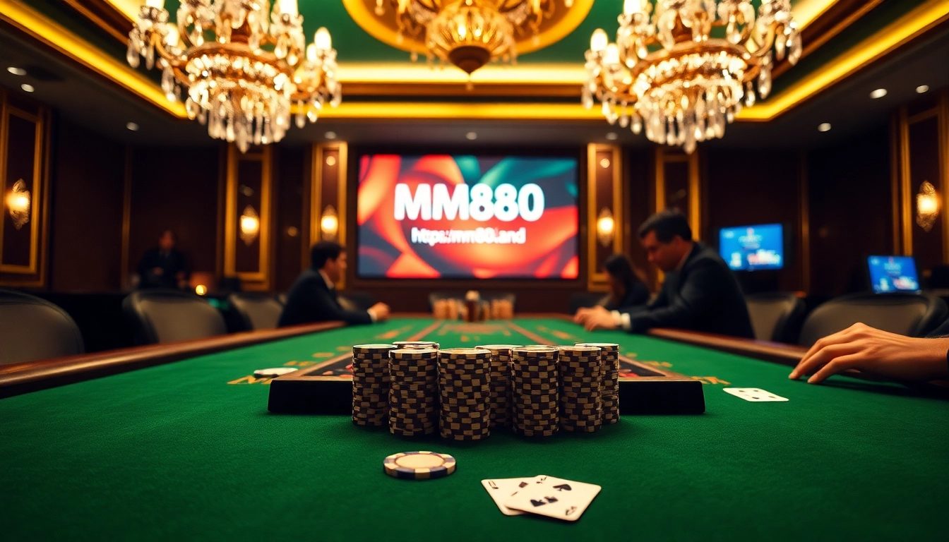 Engage in thrilling games at https://mm88.land/ with luxurious blackjack settings and vibrant atmosphere.