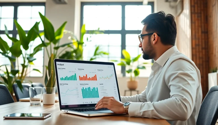 See how to get started with HubSpot free tools in an engaging office environment.