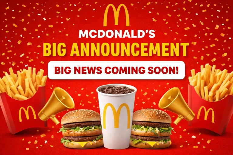 mcdonald's big announcement