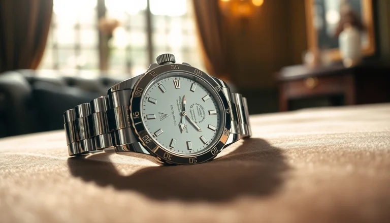 Showcase a rolex replica highlighting its craftsmanship and luxury design.