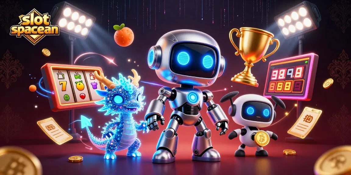 Spin your way to wins with the slot spaceman in this vibrant digital gaming scene.