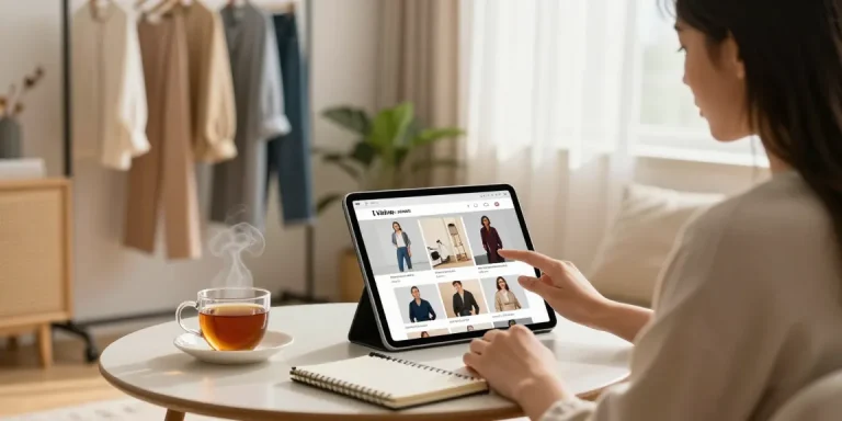 Explore fashion online with https://shs-dome5.com/ in a cozy shopping environment.