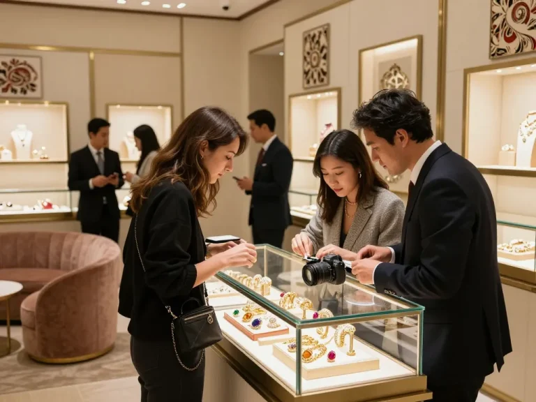 Visit the site to discover luxurious jewelry collections in a stunning store atmosphere.