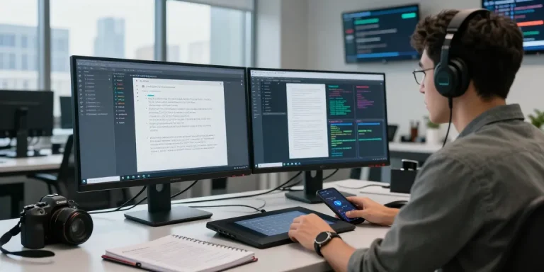 Detect fake pdf with advanced AI technology in a modern workspace.